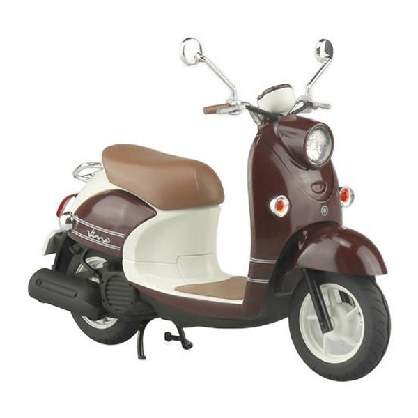 1/12 プラモ ヤマハ ビーノ '16 ダークレディッシュグレーメタリック2 ダークブラウン