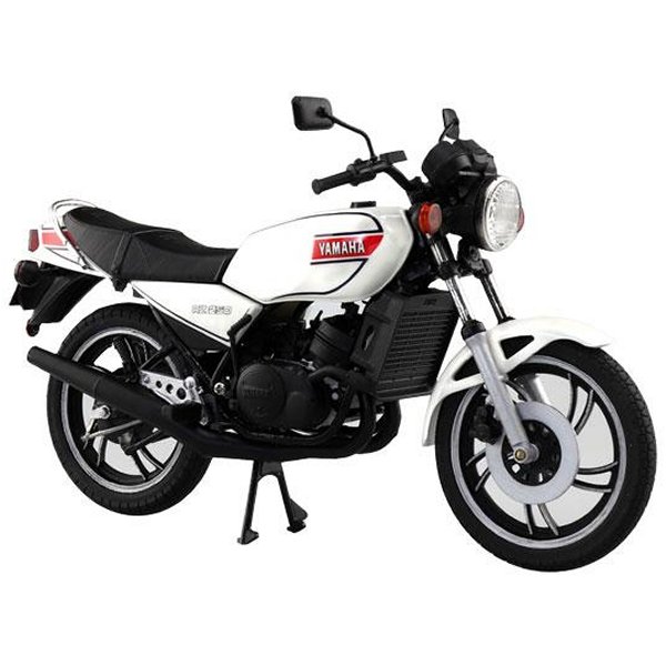 アオシマ スカイネット1/12 完成品プラモ ヤマハ RZ250 ニューパールホワイト