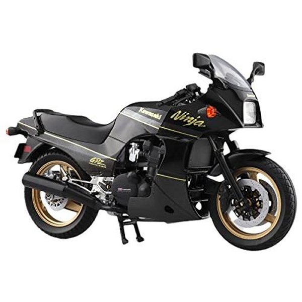 アオシマ スカイネット1/12 完成品プラモ カワサキ GPz900R 黒/金