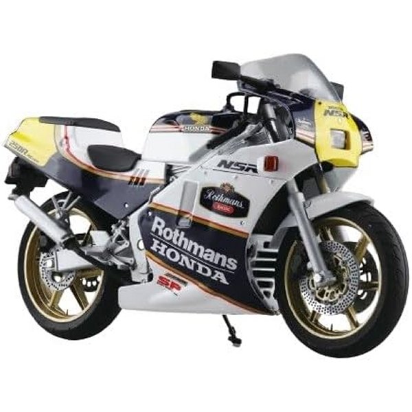 アオシマ スカイネット1/12 完成品プラモ ホンダ NSR250R SP '88 セイシェルナイトブルー/ホワイト