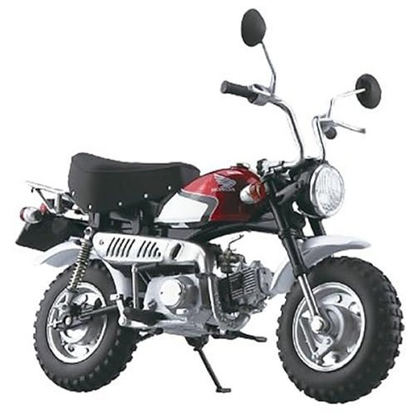 アオシマ スカイネット1/12 完成品プラモ ホンダ モンキー・スペシャル シャスタホワイト