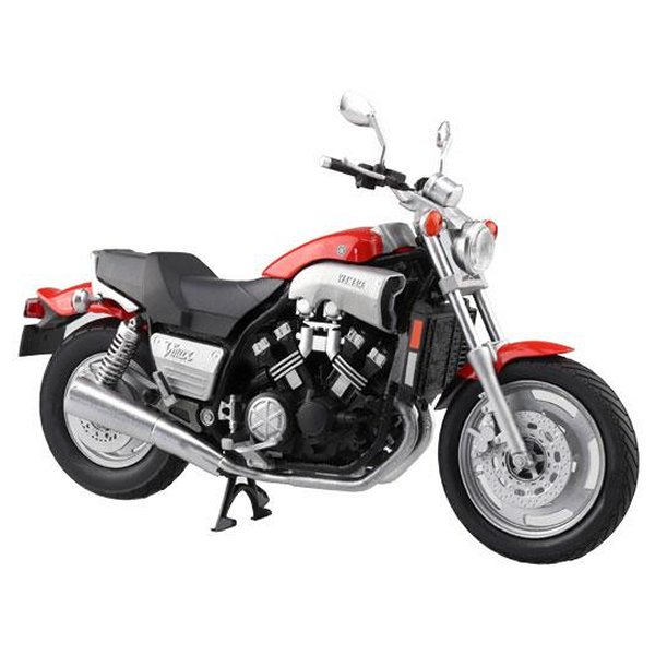 アオシマ スカイネット1/12 完成品プラモ ヤマハ Vmax ファイアーレッド
