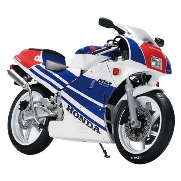 アオシマ スカイネット1/12 完成品プラモ ホンダ NSR250R '89 ロスホワイト×テラブルー