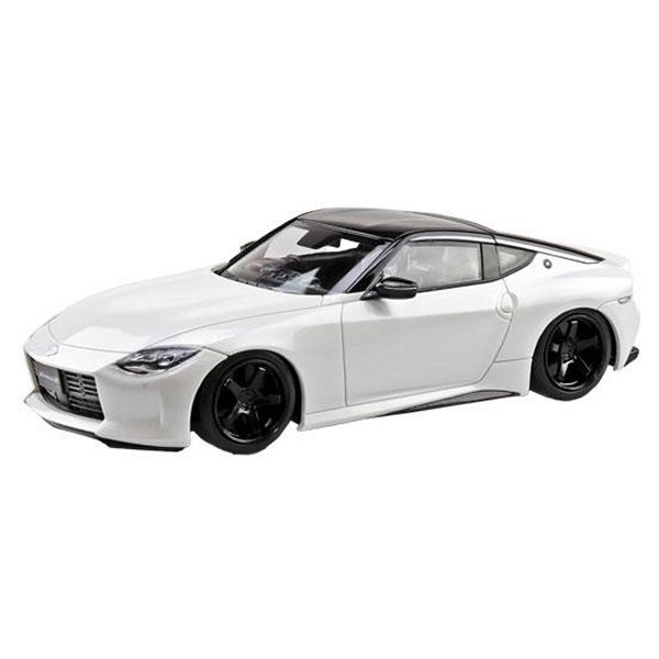 楽プラ ニッサン RZ34 フェアレディZ カスタムホイール  プリズムホワイト