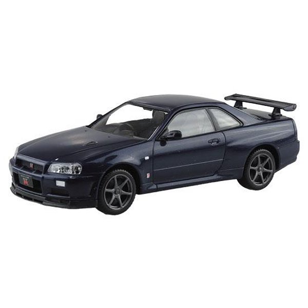 楽プラ ニッサン R34 スカイライン GT-R  ミッドナイトパープル