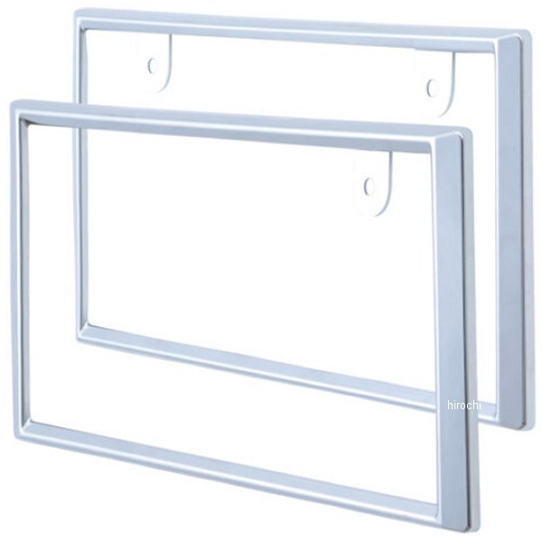 ナンバーフレームセット メッキ