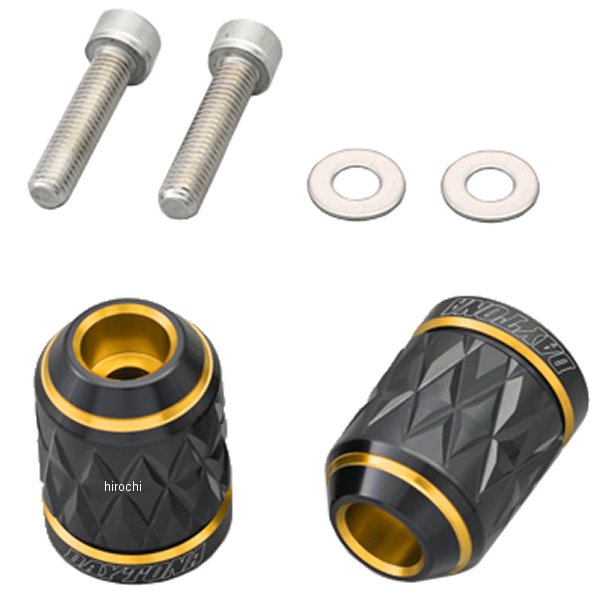 ハンドルバーエンドプラグ KIRIKO M8 カワサキ ゴールド