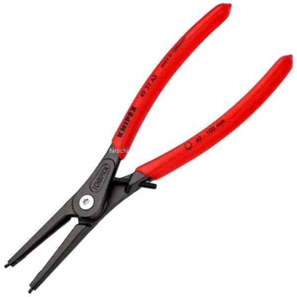 KNIPEX   軸用精密スナップリングプライヤー 直