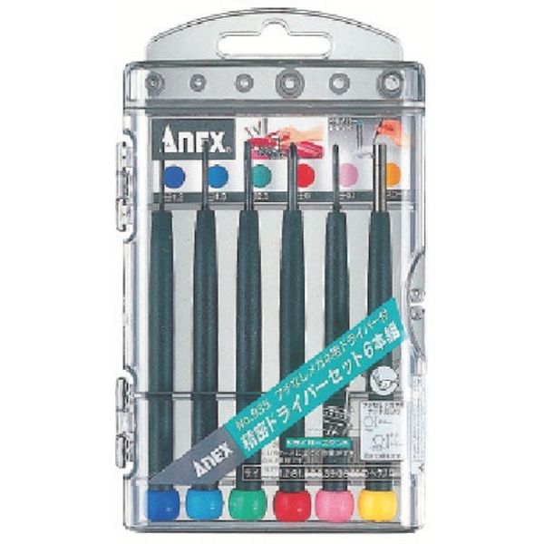 493-6400  P柄精密ドライバーセット6本組