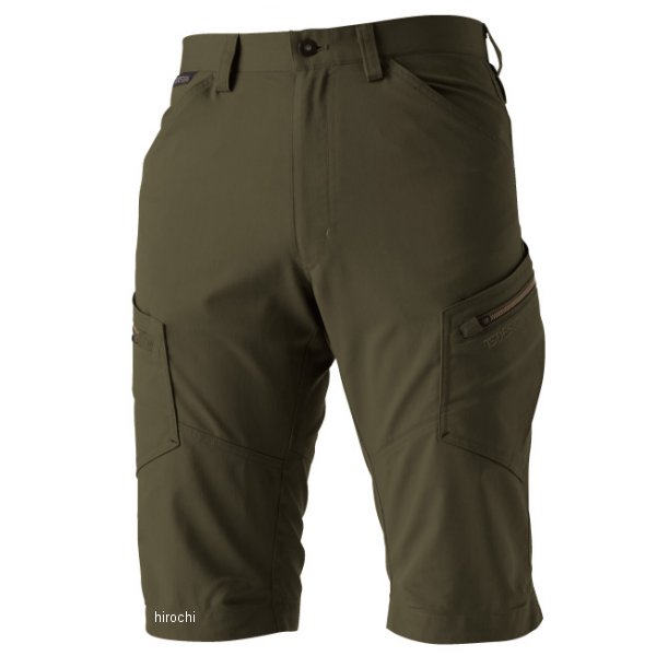 LIGHT TEC メンズカーゴショートパンツ カーキグリーン 4Lサイズ