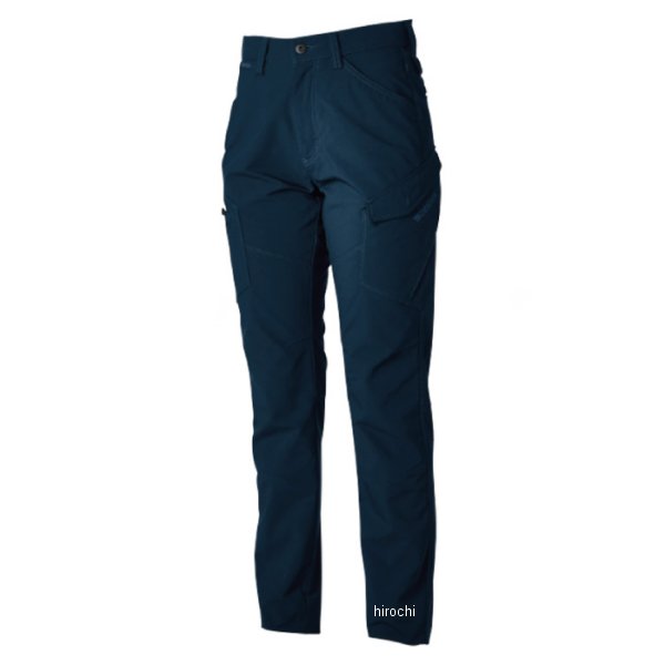エコハイブリッドダブルクロスレディースカーゴパンツ ネイビー Lサイズ