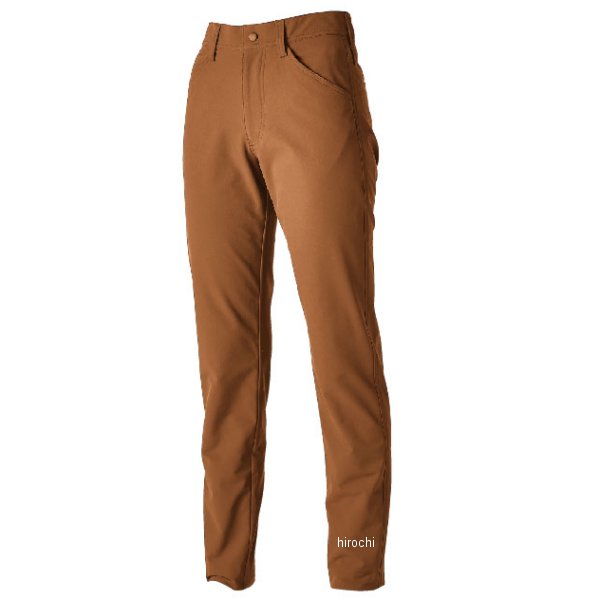 TS 4D エコダブルクロスレディースパンツ キャメル Sサイズ