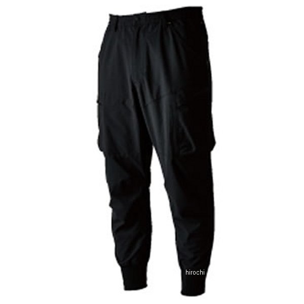 TS 4D メンズニッカーズリブカーゴパンツ 黒 LLサイズ