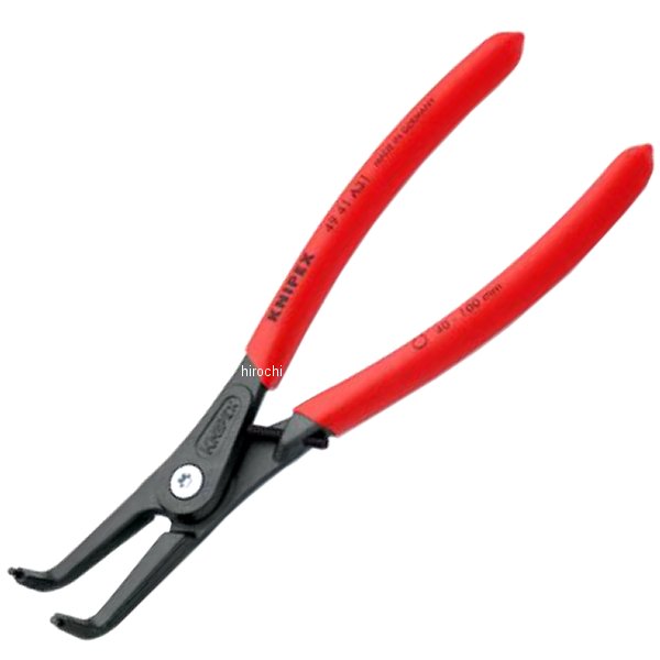 KNIPEX   軸用精密スナップリングプライヤー 曲(ストッハ