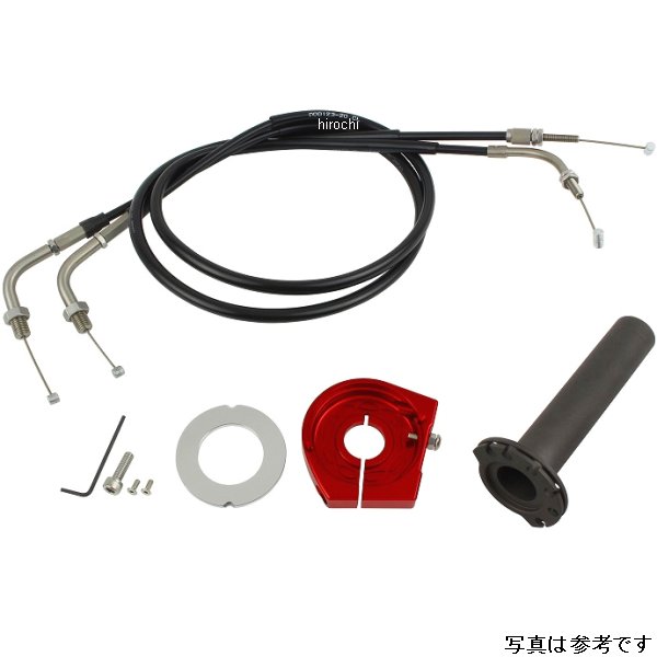 スムーススリムラインハイスロットルキット 93年-08年 XJR1300、XJR1200、XJR400 赤