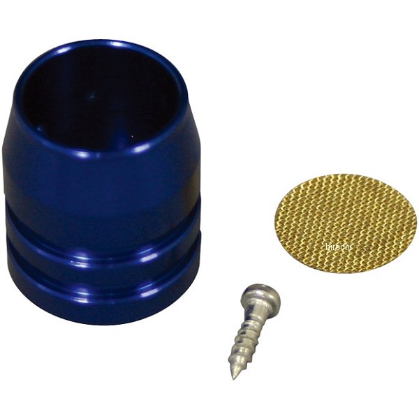 ブリーザーホース用エンドキャップ 汎用 青