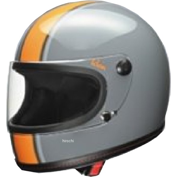 Klein  フルフェイスヘルメット グレー、オレンジ Mサイズ（57-58cm未満）