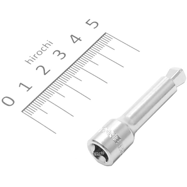 首振エクステンションバー 長さ 50mm 差込角 6.35mm (1/4インチ)