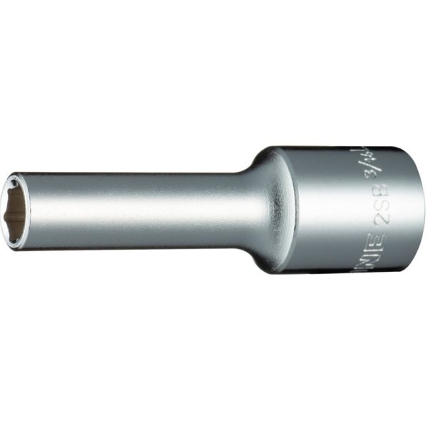 ディープソケット(6角) インチ 対辺 3/16インチ 長さ 51mm 差込角 6.35mm (1/4インチ)