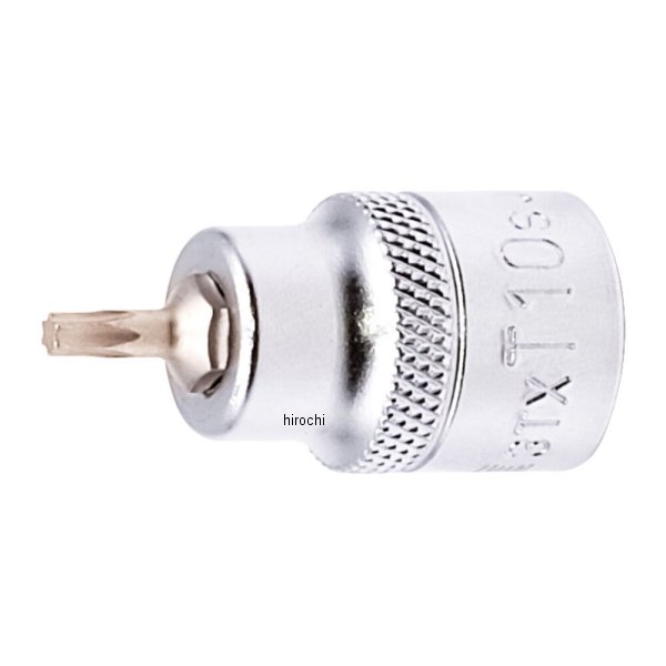 ショートトルクスソケット 強力タイプ T10 長さ34mm 差込角9.5mm (3/8インチ)