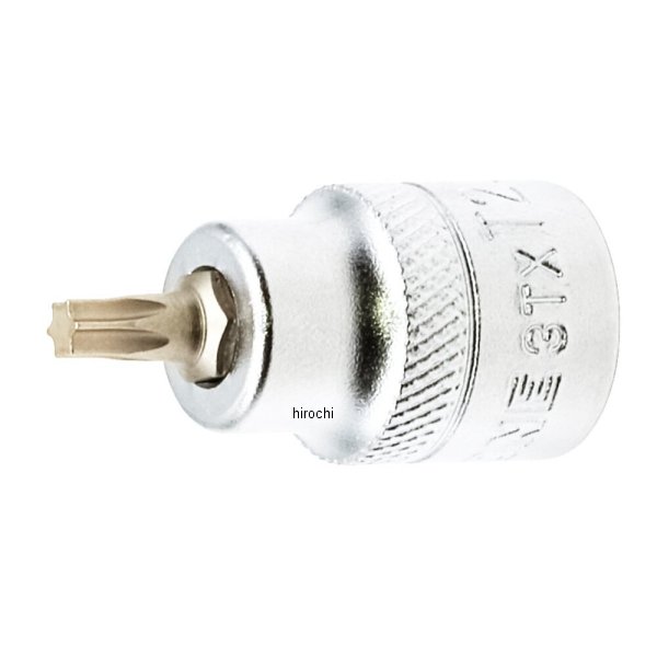 ショートトルクスソケット 強力タイプ T20 長さ34mm 差込角9.5mm (3/8インチ)