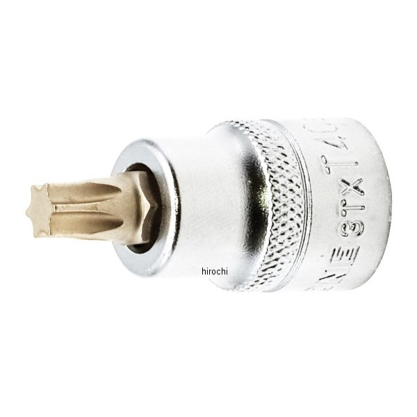 ショートトルクスソケット 強力タイプ T40 長さ39mm 差込角9.5mm (3/8インチ)