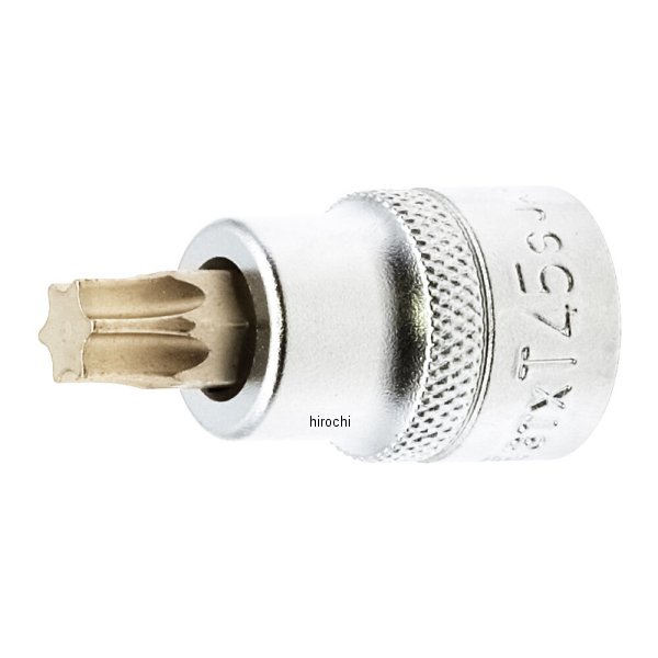 ショートトルクスソケット 強力タイプ T45 長さ39mm 差込角9.5mm (3/8インチ)