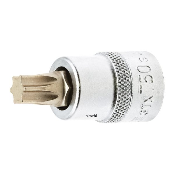 ショートトルクスソケット 強力タイプ T50 長さ42mm 差込角9.5mm (3/8インチ)