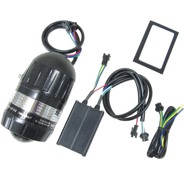 LEDプロジェクターヘッドライト FLH-870 DC/AC12V共用 30W Hi/Lo切替 6000K 左ボルト