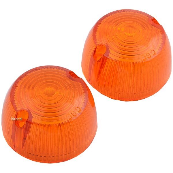 ウインカーレンズ 836 丸型用 オレンジ 2個入り