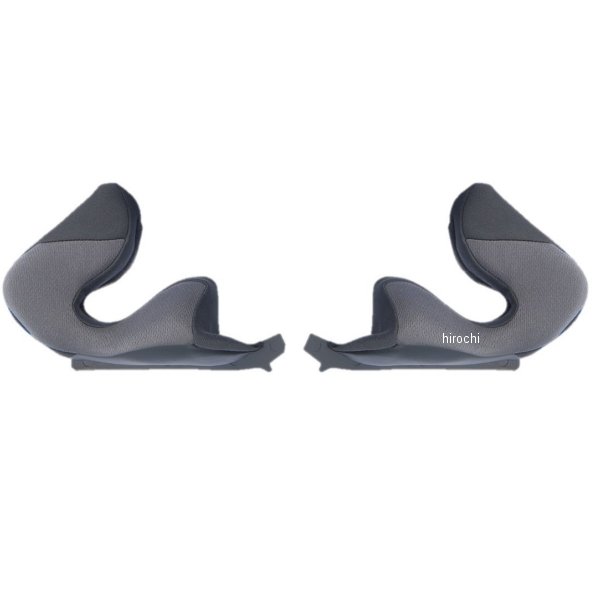 チークパッドセット EXCEED  ダークグレー S/L 30mm