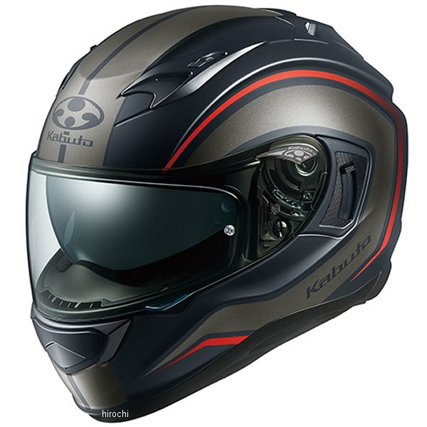 フルフェイスヘルメット KAMUI 3 KNACK フラットブラックグレー Lサイズ