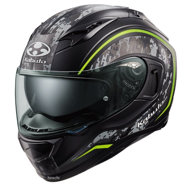 フルフェイスヘルメット KAMUI-3 KNACK フラットカモイエロー Lサイズ
