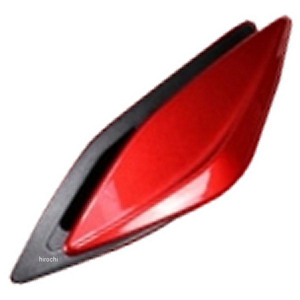 F19ヘッドサイドベンチレーション SHUMA用 シャイニーレッド 左