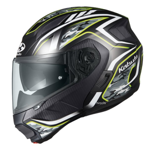 システムヘルメット RYUKI ENERGY フラットブラックイエロー XLサイズ(61cm-62cm)