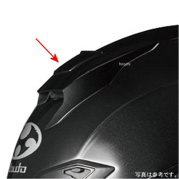 KF17 ヘッドセンターベンチレーション ブラックメタリック