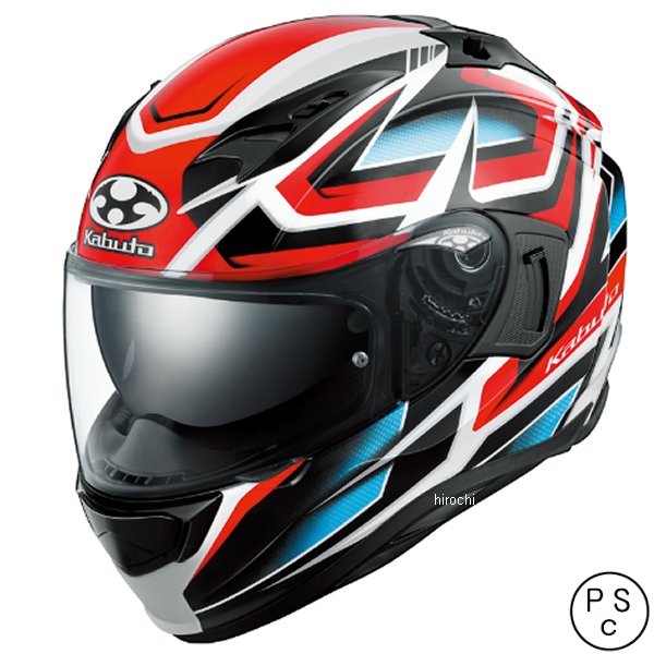 フルフェイスヘルメット KAMUI 3 アクロバッド ホワイトレッド XS サイズ