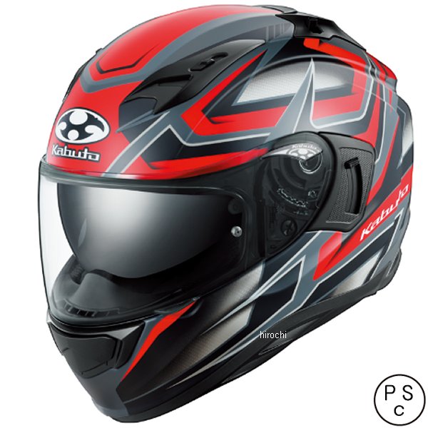 フルフェイスヘルメット KAMUI 3 アクロバッド フラットブラックレッド XL サイズ
