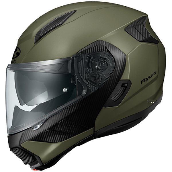 システムヘルメット RYUKI フラットオリーブ XLサイズ