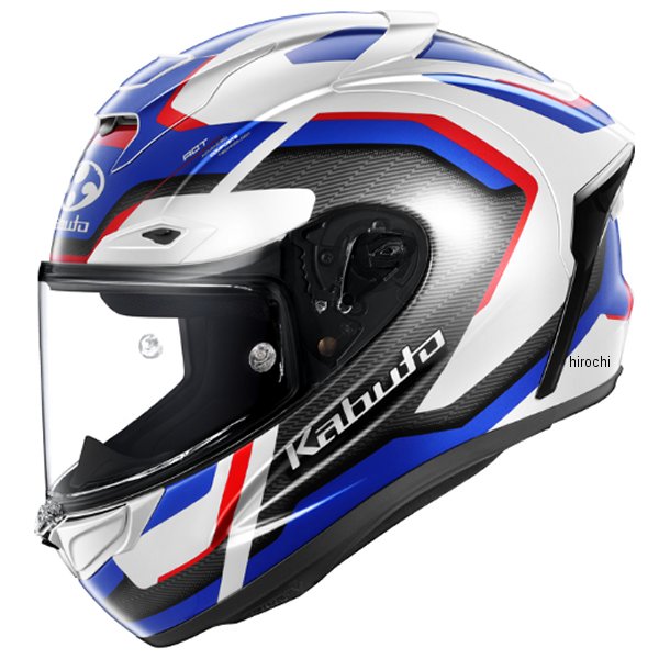 フルフェイスヘルメット F-17 ZESTAL ホワイトブルーレッド XSサイズ