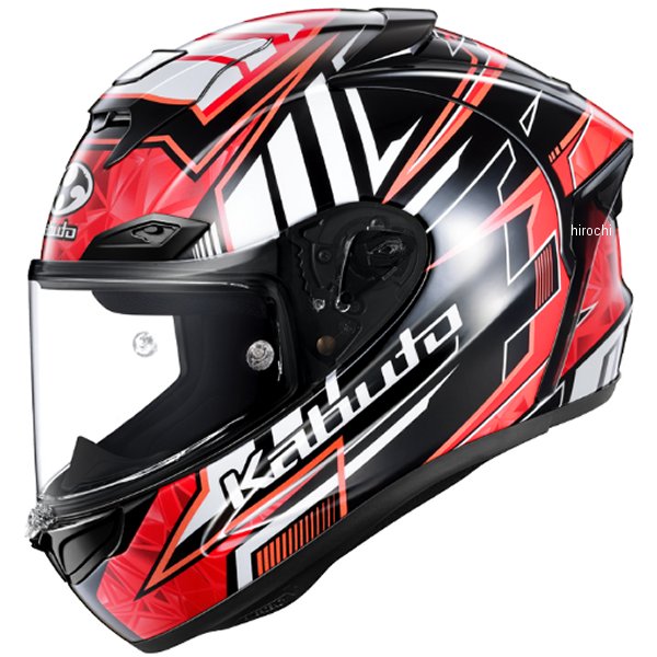 フルフェイスヘルメット F-17 VELLIO ブラックレッド XSサイズ