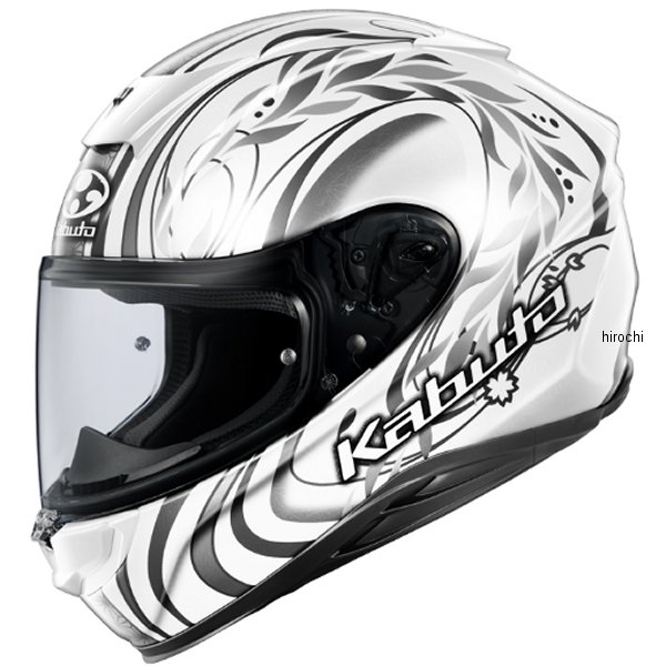 フルフェイスヘルメット AEROBLADE-6 TAMON ホワイトシルバー XSサイズ