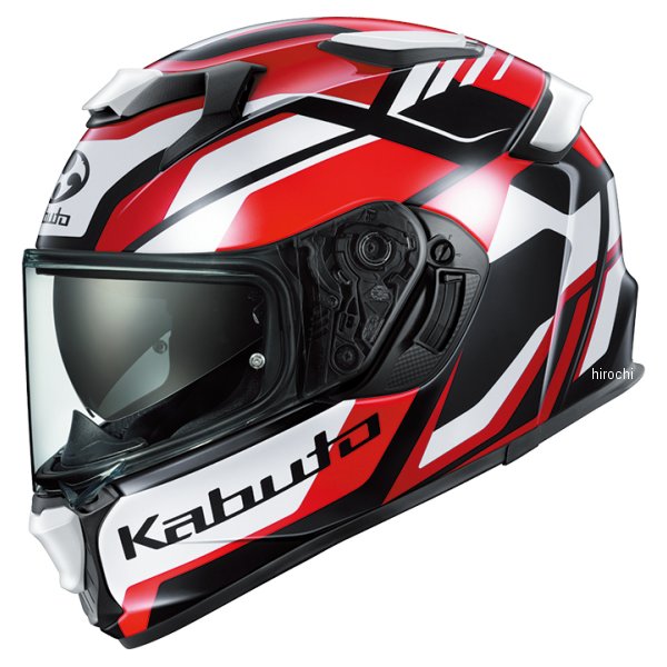 『New』 フルフェイスヘルメット KAMUI 5 GRAVIX ブラックレッド S(55-56cm)サイズ