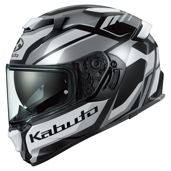 『New』 フルフェイスヘルメット KAMUI 5 GRAVIX フラットブラックグレー M(57-58cm)サイズ