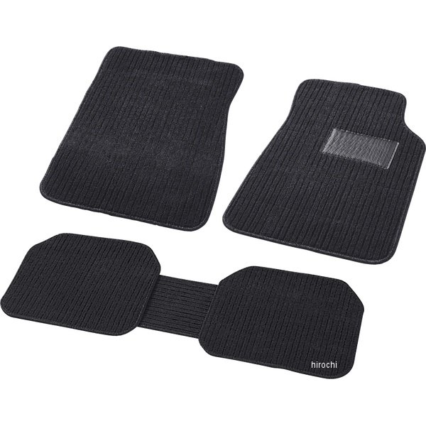 6369-09  カーマット 5点セット ストレート ブラック