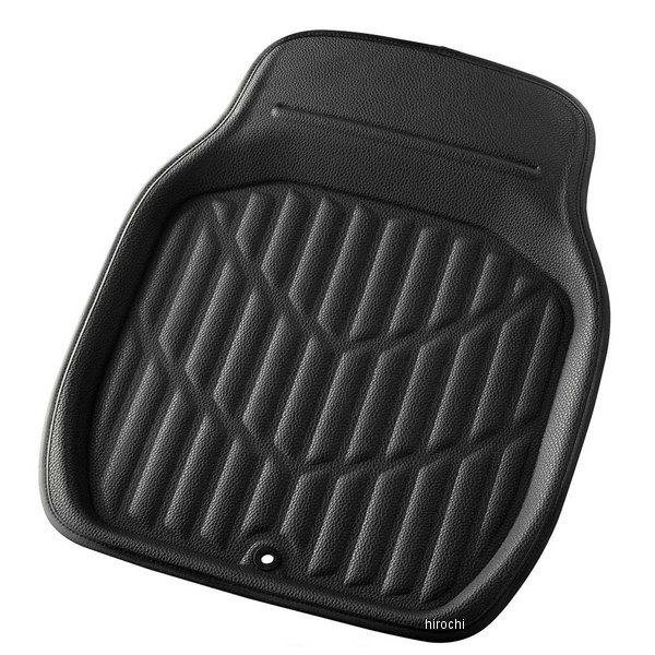 6465-01  3DレザーマットN フロント 1枚 ブラック