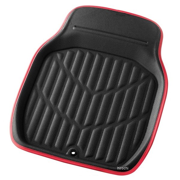 6465-01  3DレザーマットN フロント 1枚 レッド