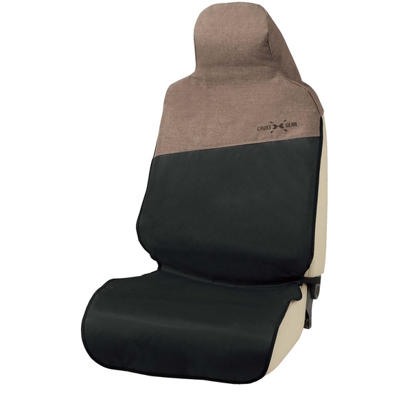 4087-10  クロスギア シートカバー フロント 1枚 ベージュ