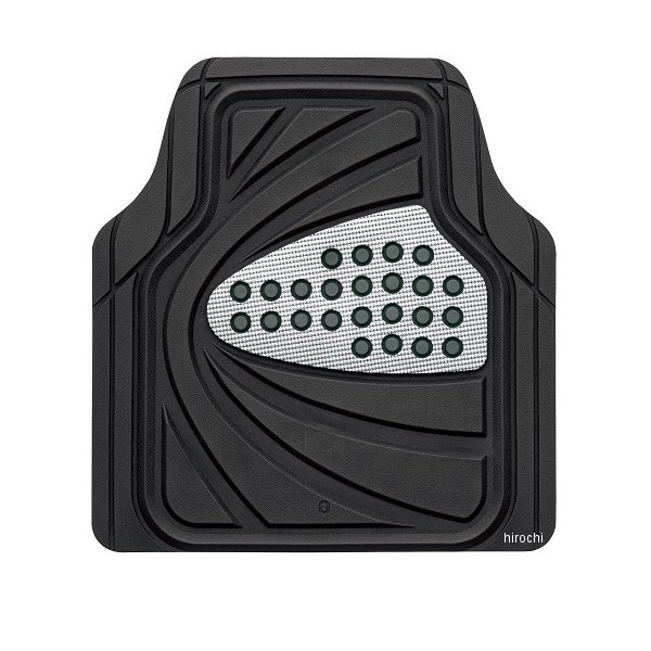 6449-48  デザインラバー スポーティーマット リヤ/フロント兼用 シルバー