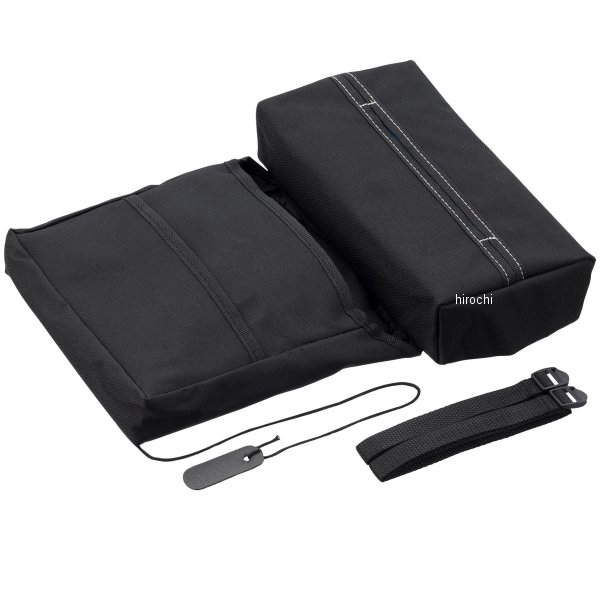 ティッシュ&ゴミ箱 黒